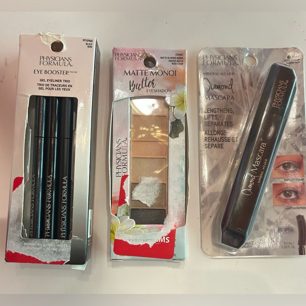 Physicians Formula 3 piece eye bundle - eyeliner, eyeshadow and mascara